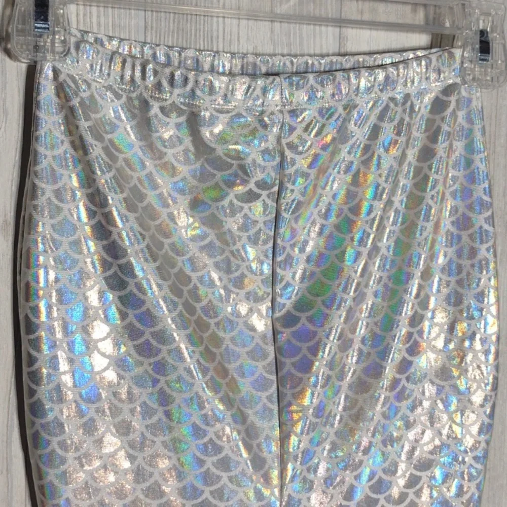 Holographic 🌈 Silver Mermaid Skirt